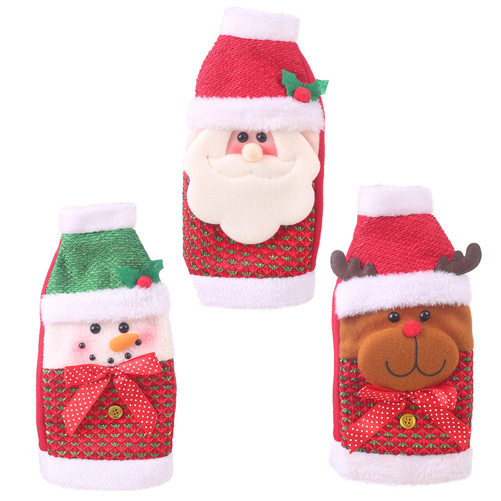 Christmas Wine Bottle Socks