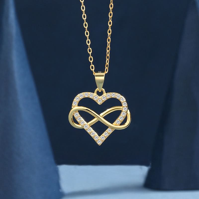 Titanium Steel Heart Necklace – Collarbone Chain, Valentine's Day Gift