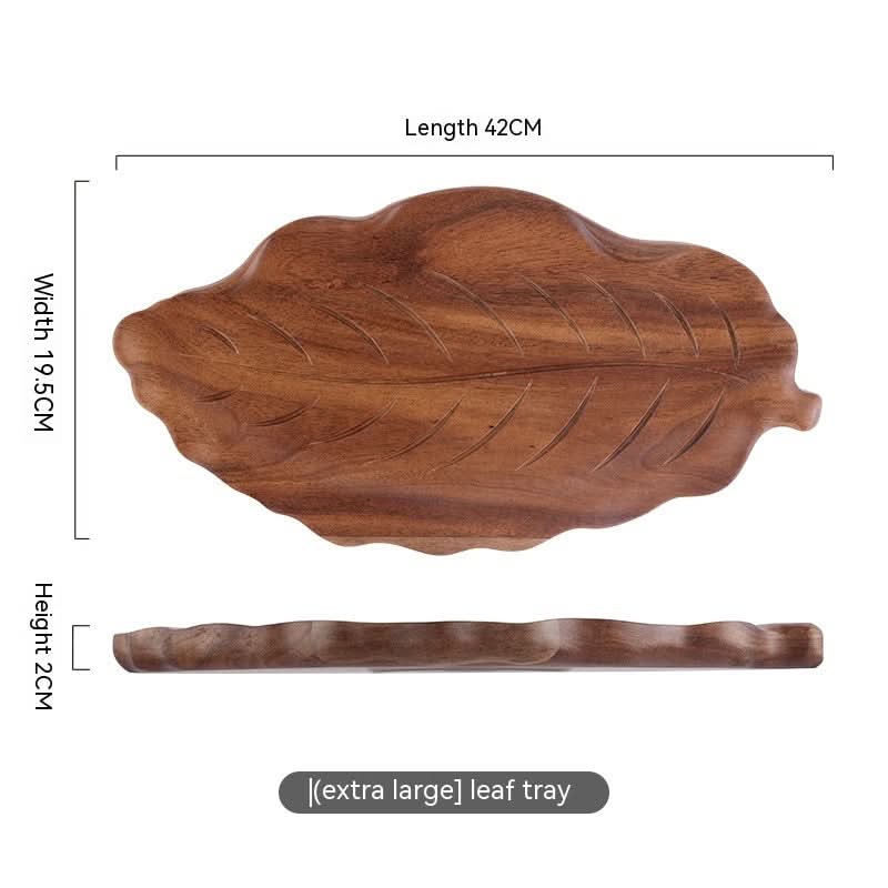 Leaf-Shaped Serving Tray