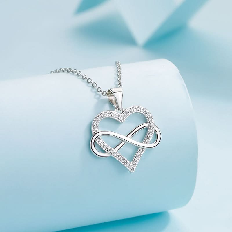 Titanium Steel Heart Necklace – Collarbone Chain, Valentine's Day Gift