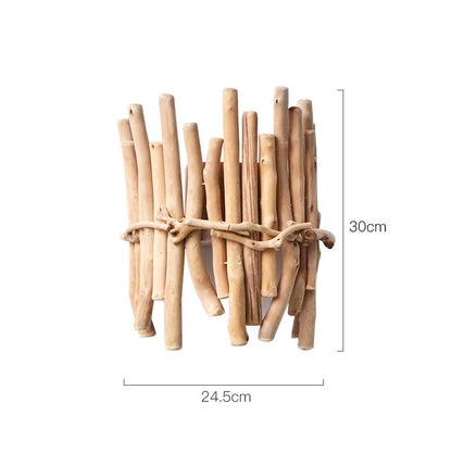 Simple modern wooden vase size A