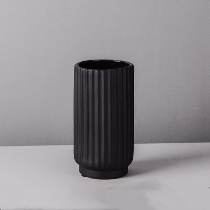 Lining Contemporary Ceramic Vase