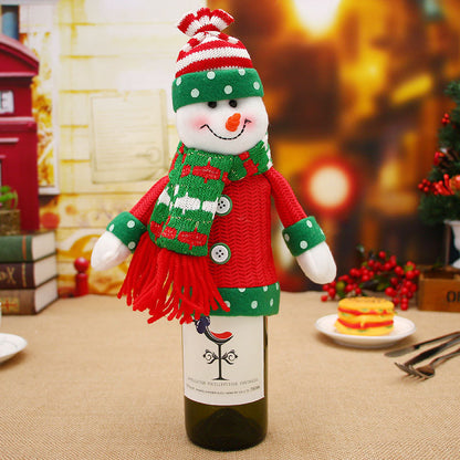 Christmas Wine Bottle Socks