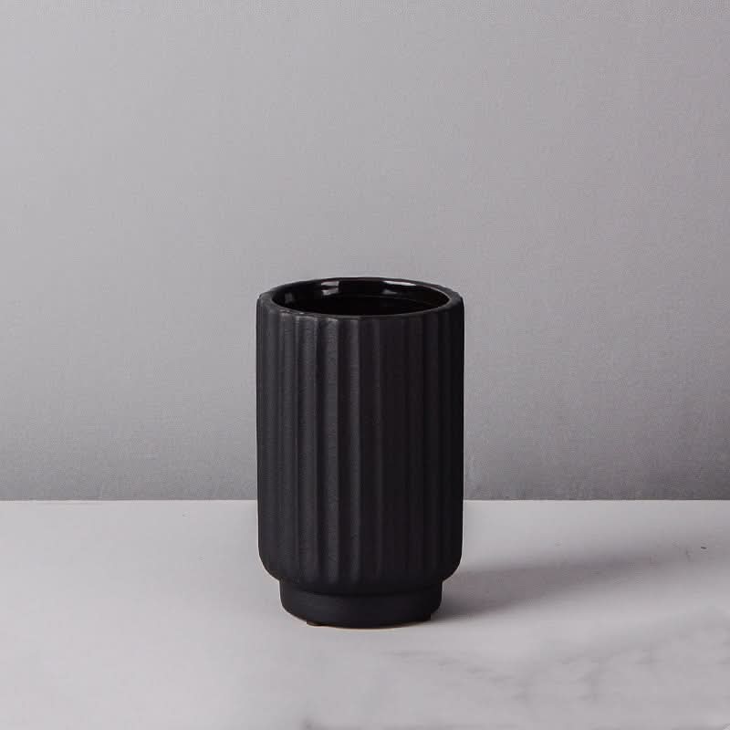 Lining Contemporary Ceramic Vase