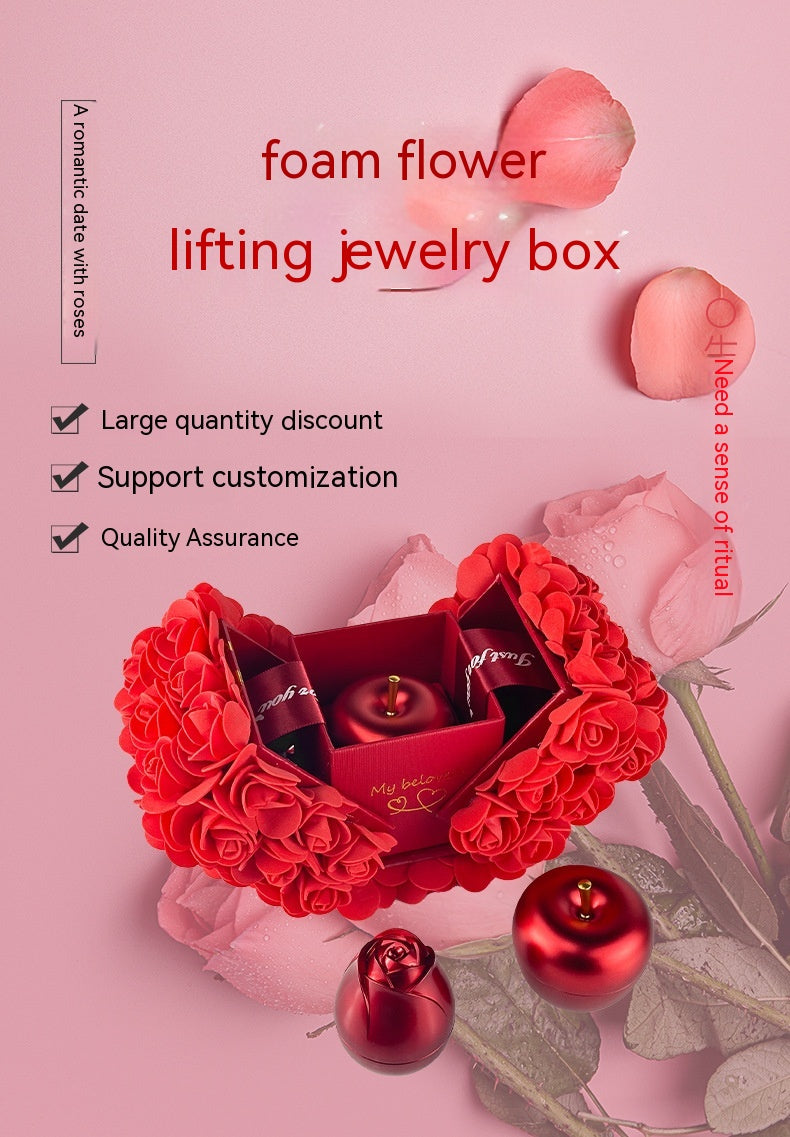 Preserved Rose Gift Box with Pendant Necklace