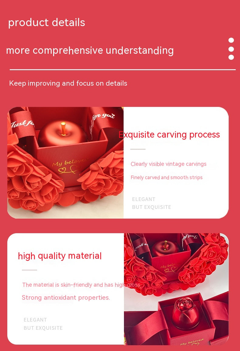 Preserved Rose Gift Box open