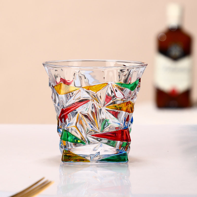 Pink Glacier Decanter cups