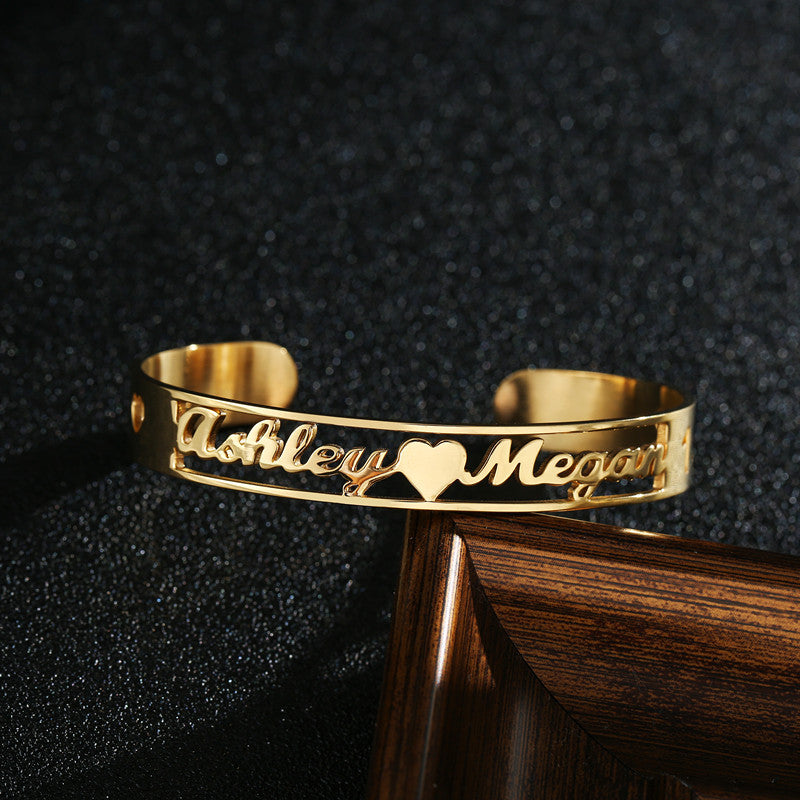 Personalized Stainless Steel Bracelet