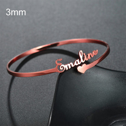 Personalized Stainless Steel Bracelet colors