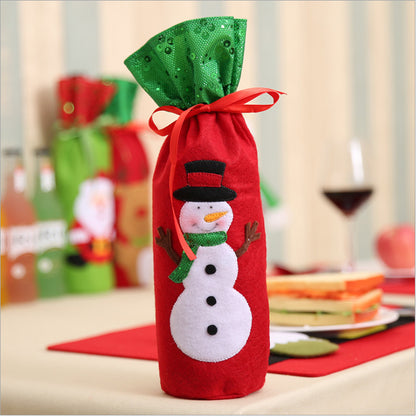 Christmas Wine Bottle Socks