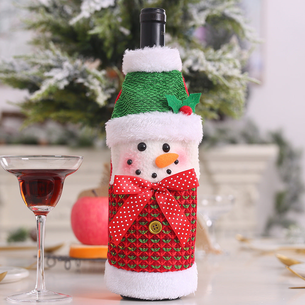 Christmas Wine Bottle Socks