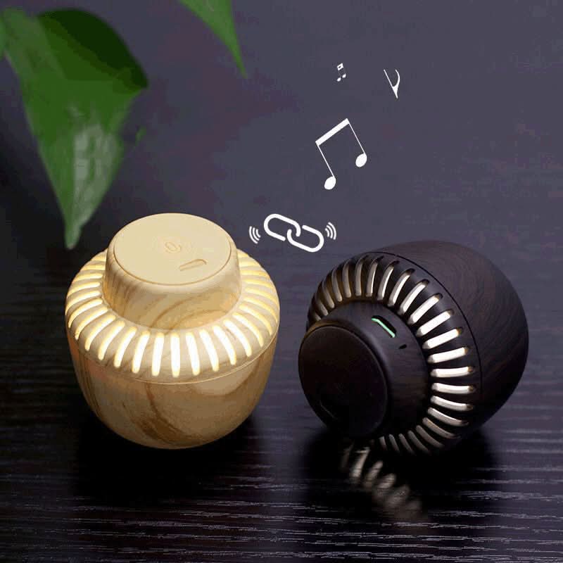 Portable Mushroom-Shaped Bluetooth Speaker with Night Light