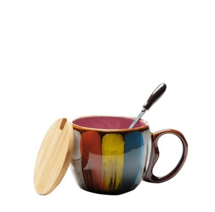 European-Style Ceramic Mug Set - 350ml