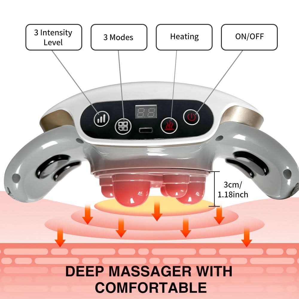 Automatic Waist & Back Massager, Multi-Mode