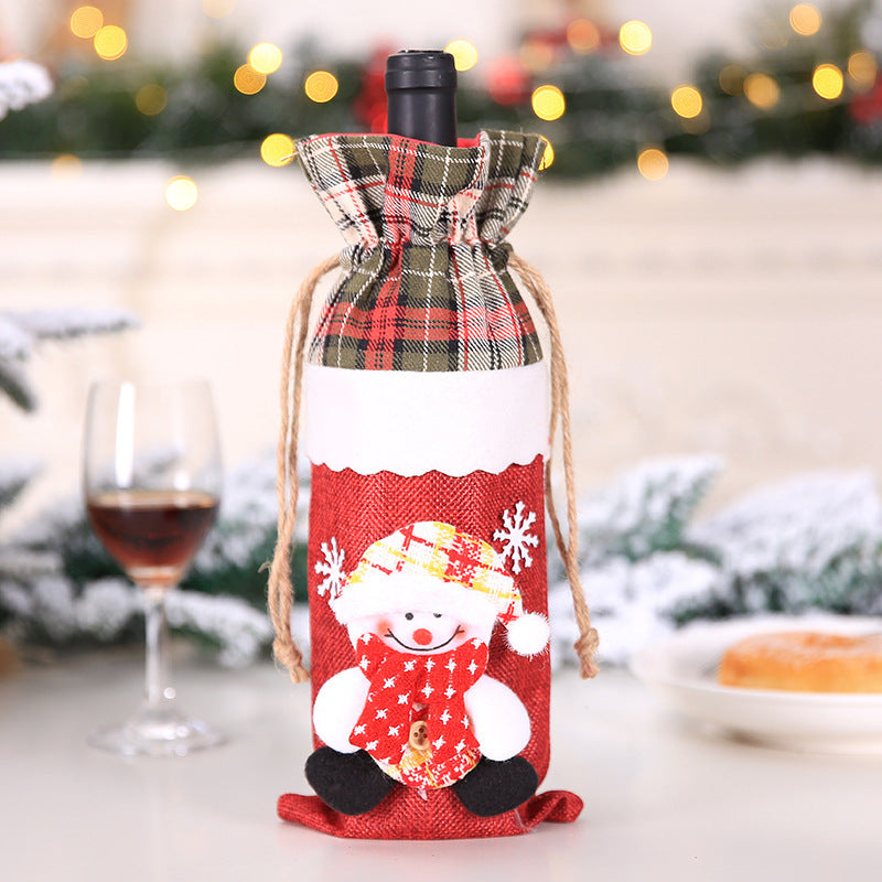 Christmas Wine Bottle Socks