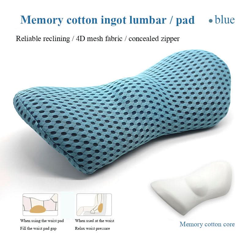 Coussin de soutien lombaire pour les personnes dormant sur le côté, soulagement des douleurs de hanche, coccyx et sciatique pendant la grossesse, coussin pour dossier de chaise, coussin lombaire pour siège auto