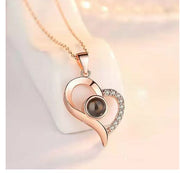 Preserved Rose Gift Box with Pendant Necklace