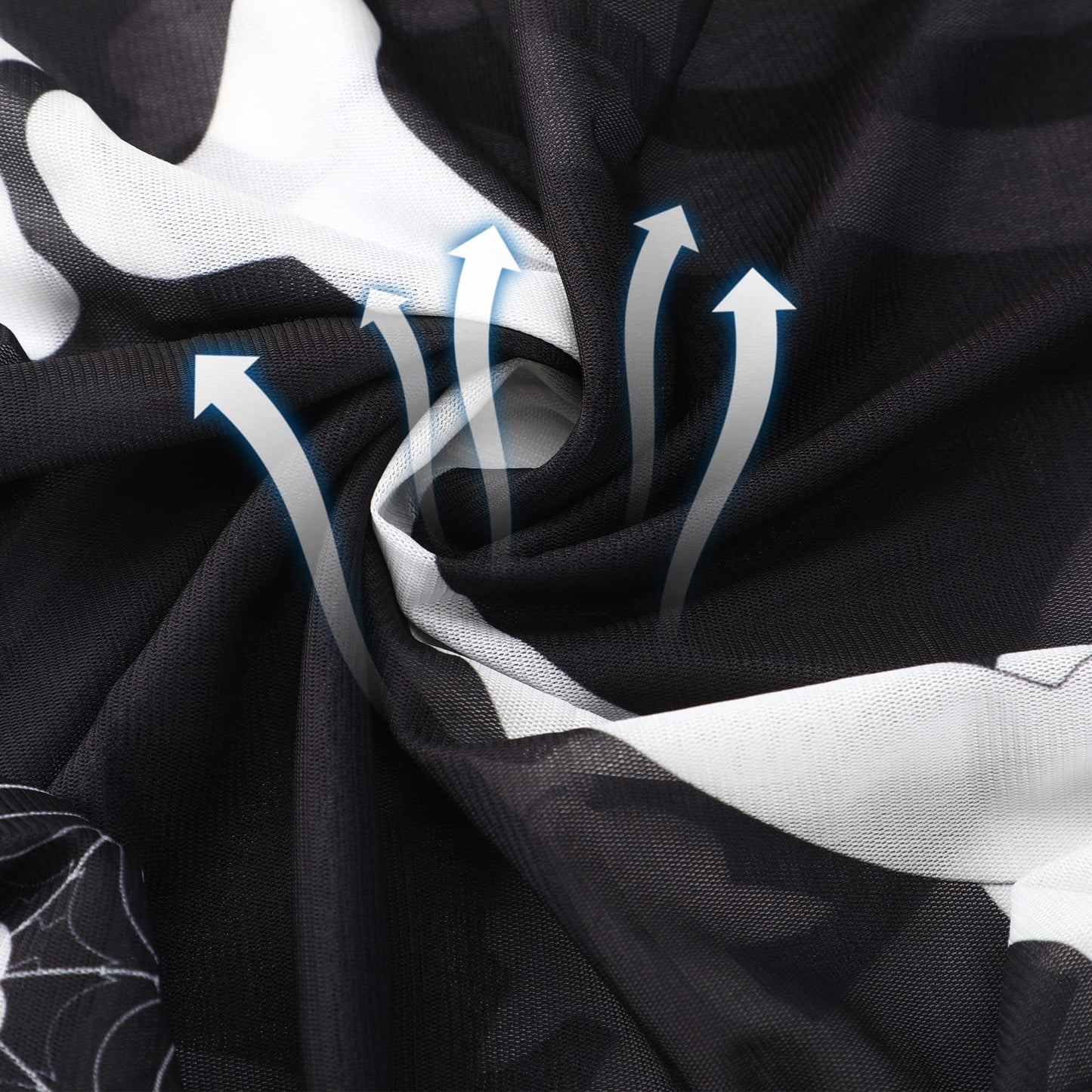 Halloween-Spitzenponcho in Übergröße, Skelett-Umhang, Tag der Toten-Kostüme für Damen, 150 x 150 cm – Verkauf auf Amazon verboten