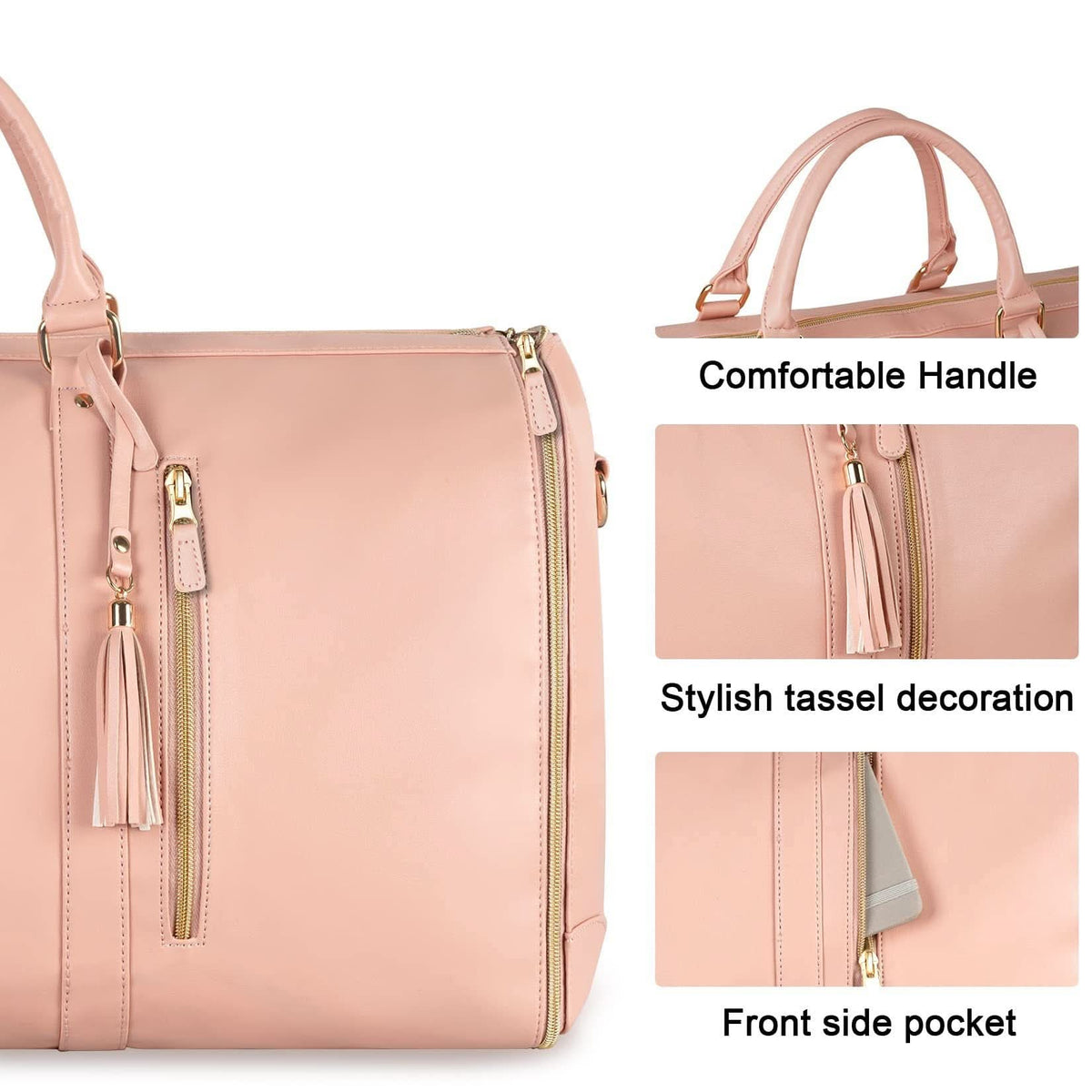 Geräumige, faltbare Reisetasche – Wasserdichte Handtasche und Kleidersack für Kleidung und Reisen 