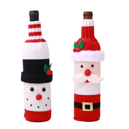 Christmas Wine Bottle Socks