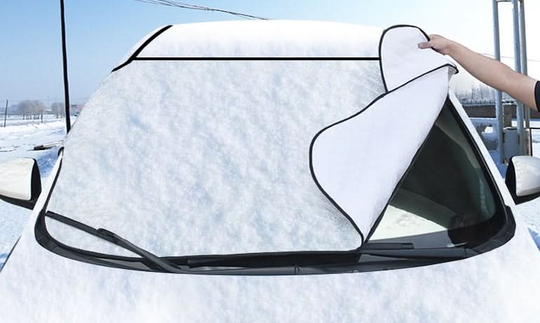 Schneeschutz für Autos, Frontscheibenabdeckung, Frostschutz, Winterausrüstung, Snowboard-Windschutzscheiben-Schneeschutz, Frostschutz
