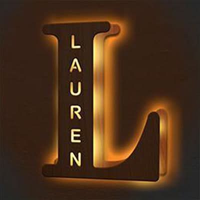Personalized Custom Letter Lamp English Name Lamp