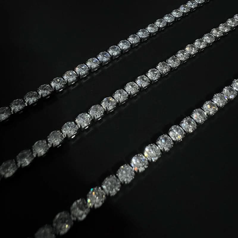 Sparkling Zircon Bracelet, Unisex, Detachable Extender Chain