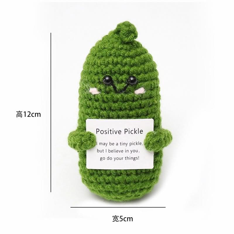 Positive Energy Potato Plush Knitted Doll With Card