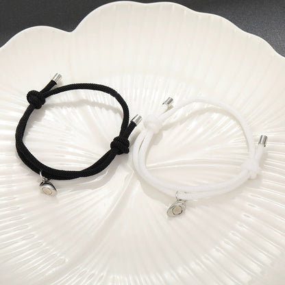 Wish Stone Love Magnet couple bracelet pair