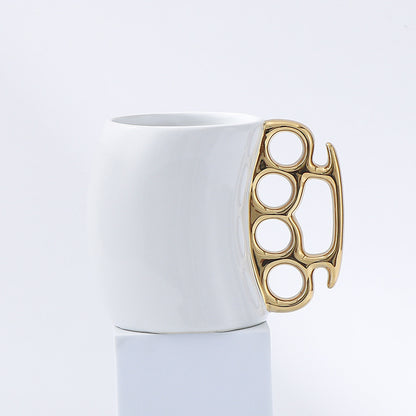 Chic & Elegant Porcelain ring Mugs – A Touch of Luxury with Every Sip