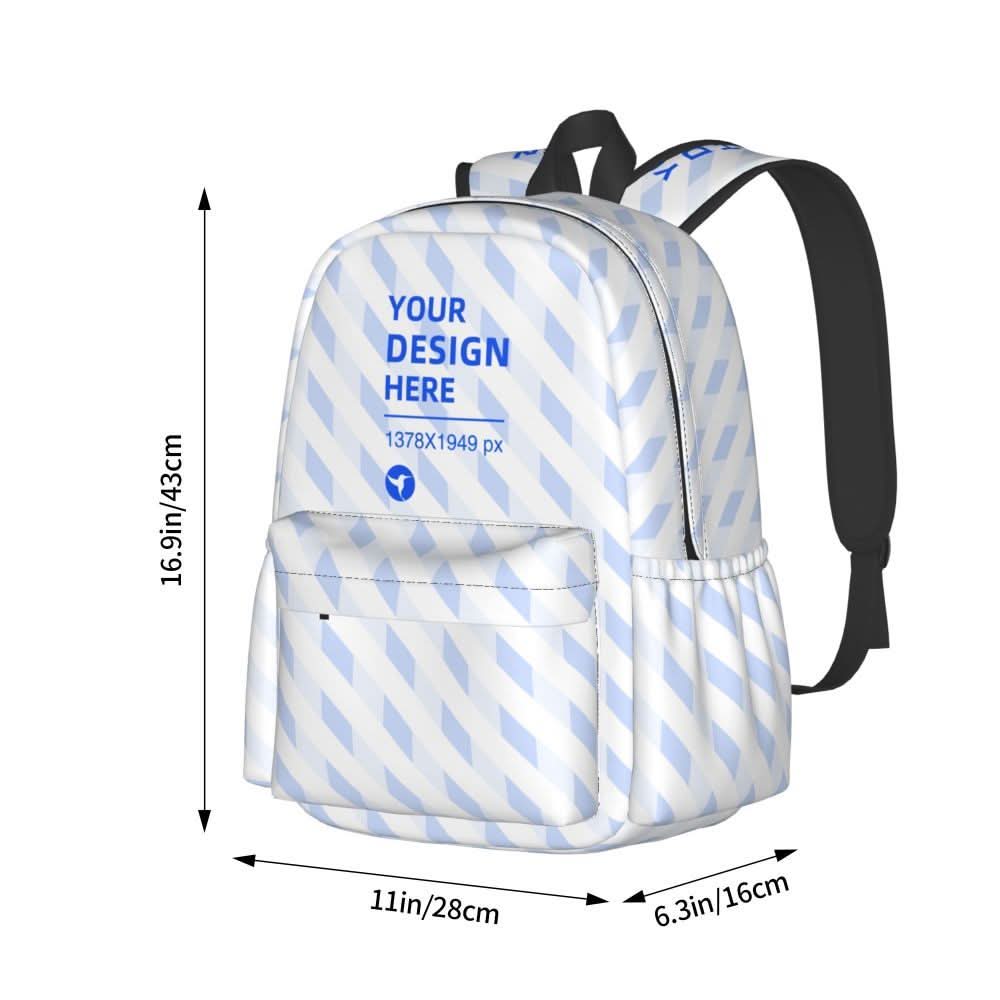 Black Large Capacity Lightweight Travel Backpack
