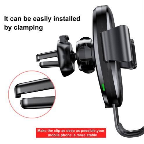 Support de charge sans fil Gravity Bracket pour voiture, chargeur sans fil deux-en-un