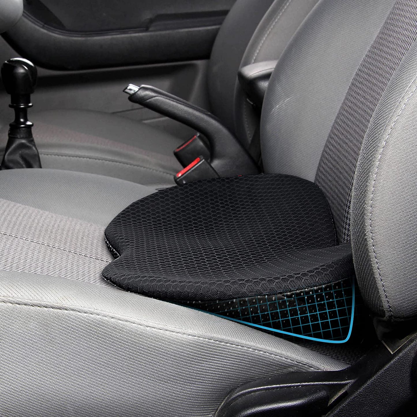 DriverBoost™ Premium Car Seat Comfort Cushion