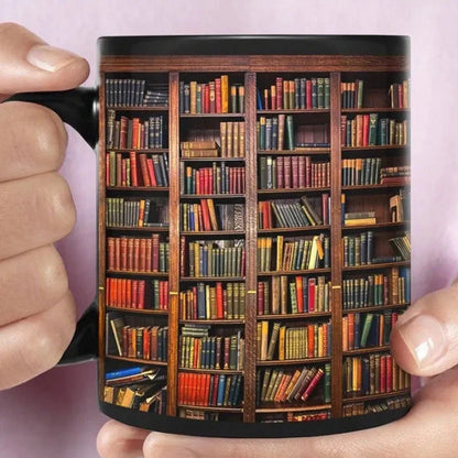 Book Mug- Ceramic 3D Printing Creative Space Multi-purpose Mug