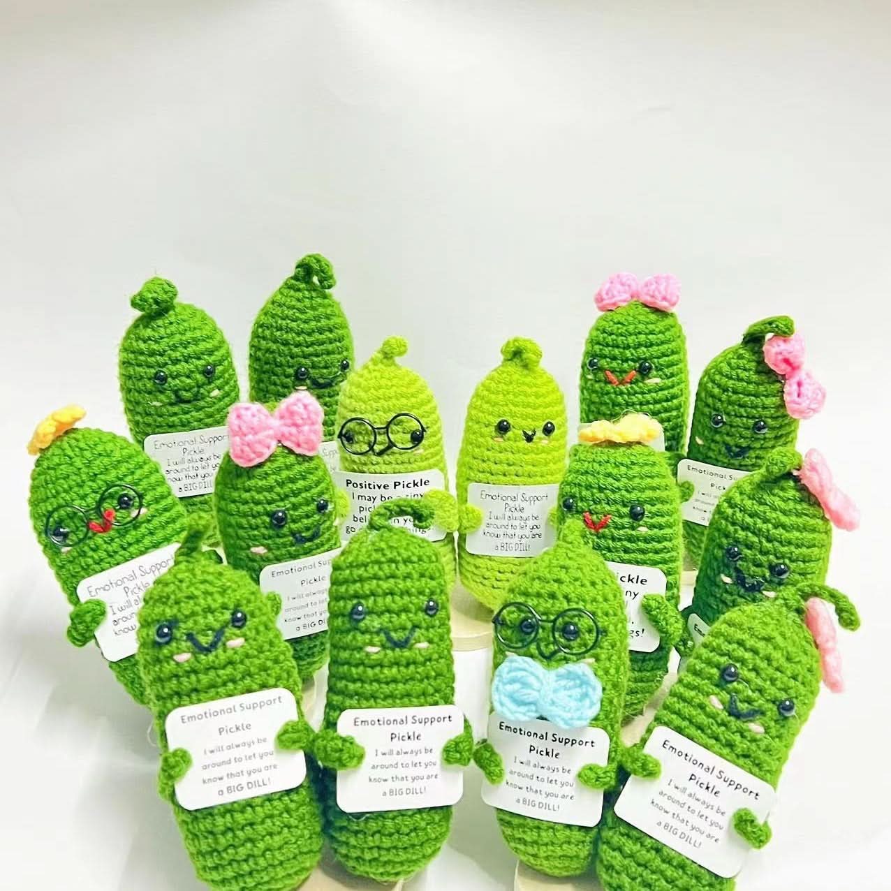 Positive Energy Potato Plush Knitted Doll With Card