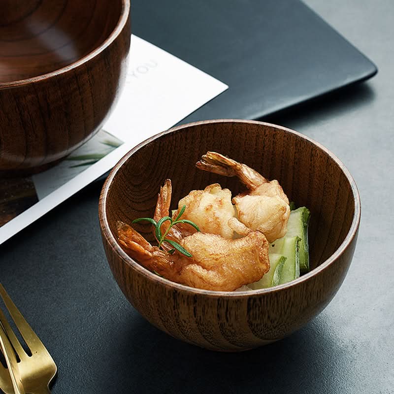 Japanese-Style Rice and Soup Bowl