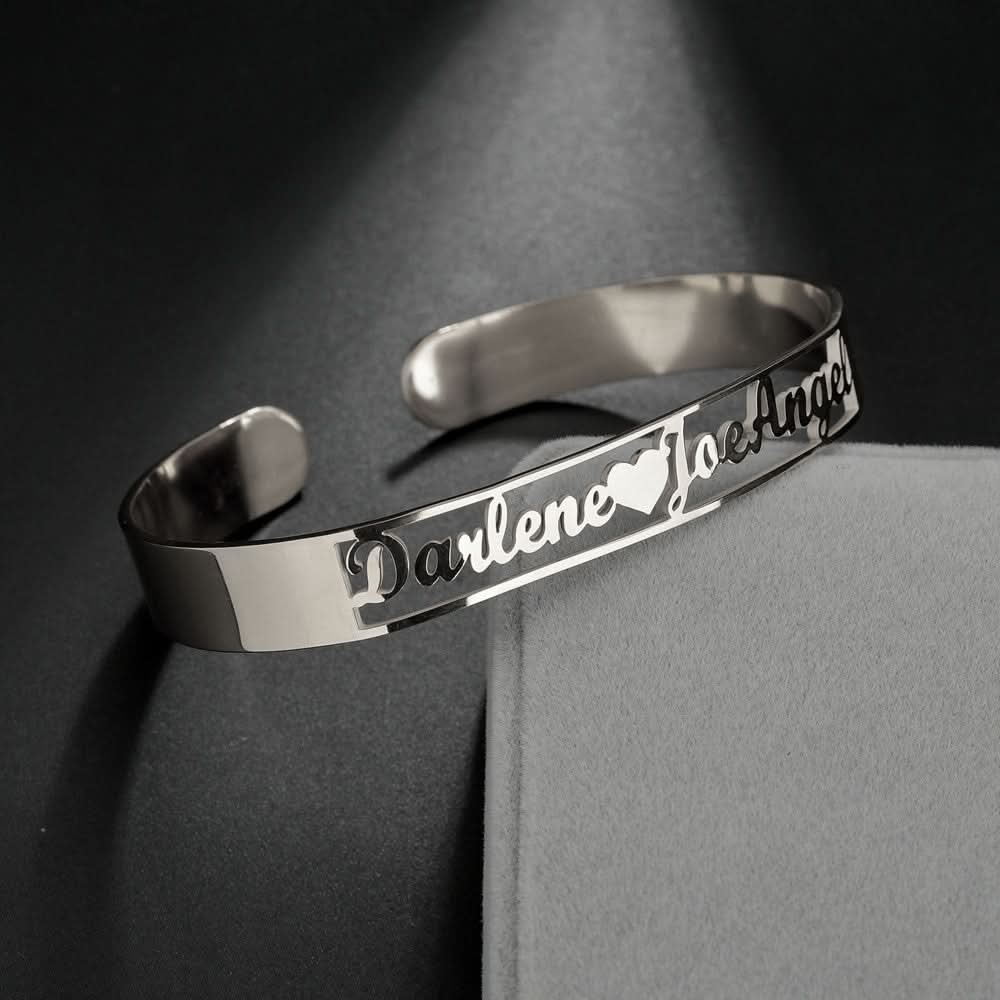Personalized Stainless Steel Bracelet – A Timeless Symbol of Love