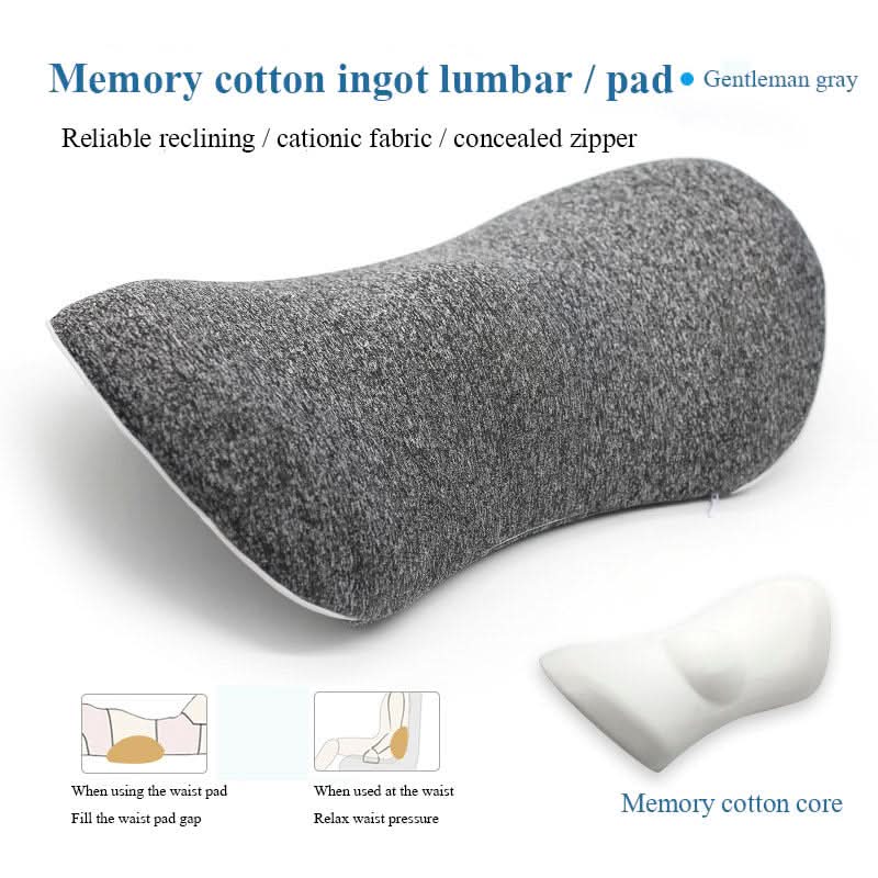Coussin de soutien lombaire pour les personnes dormant sur le côté, soulagement des douleurs de hanche, coccyx et sciatique pendant la grossesse, coussin pour dossier de chaise, coussin lombaire pour siège auto