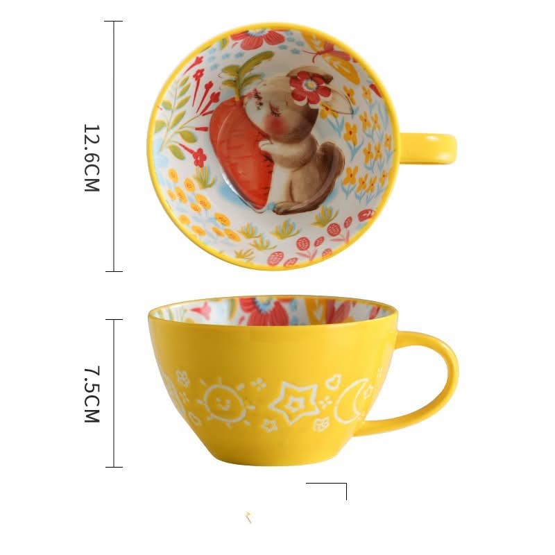 Ceramic Breakfast Tea or Milk Mug