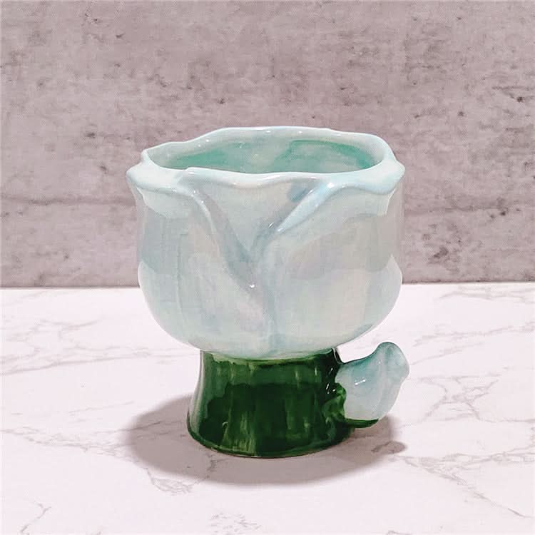 Minimalist Household Ceramic Tulip Cups