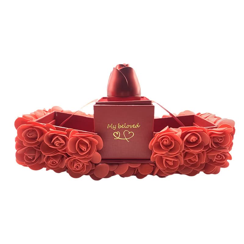 Preserved Rose Gift Box with Pendant Necklace