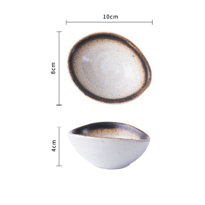 Seasoning Household Ceramic Soy Sauce Dish