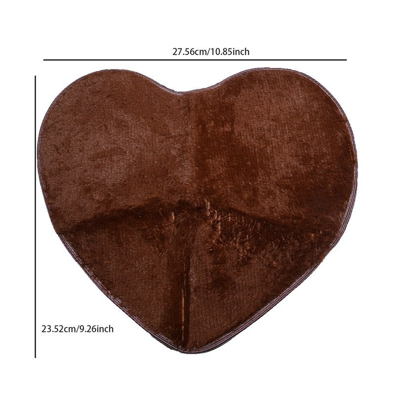 Heart-Shaped Floor Mat colors