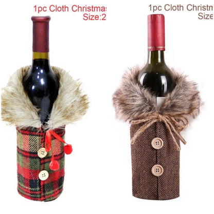 Christmas Wine Bottle Socks