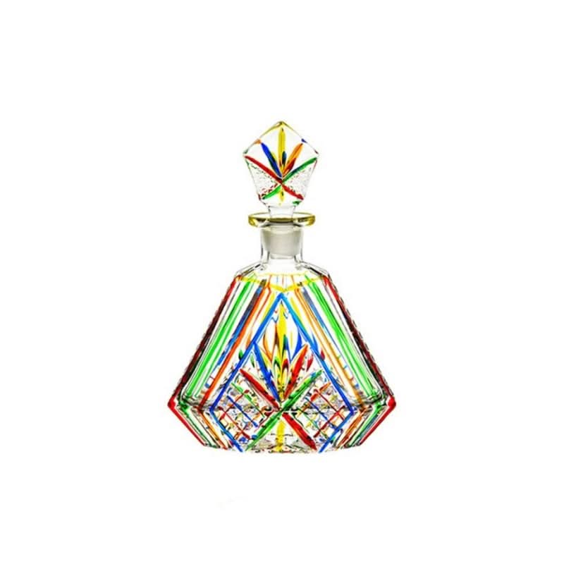 Bouteille de vin étranger peinte à la main en couleur, style whisky, carafe à vin en cristal, séparateur de liqueur