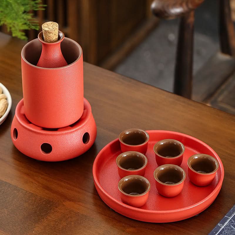 Wine Warmer Mug Set