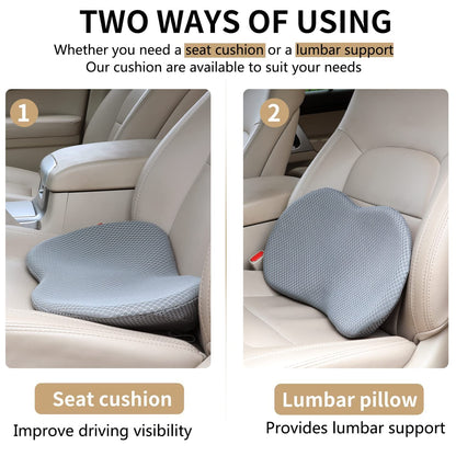 DriverBoost™ Premium Car Seat Comfort Cushion