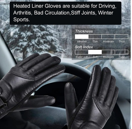 USB Heated Gloves for Men & Women – Thermal Winter Gloves for Skiing, Snow, Cold Weather – Touchscreen & Windproof