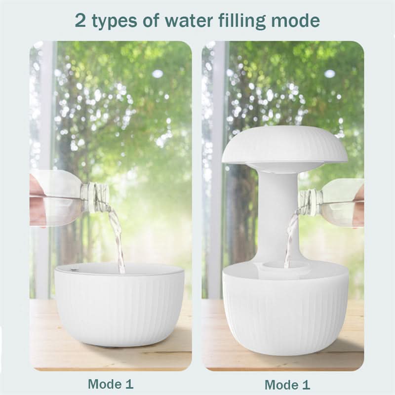 Anti-Gravity Air Humidifier with Levitating Water Drops