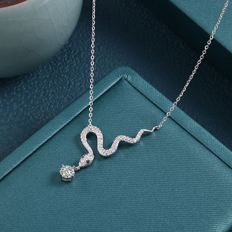 Cross Necklace - Year of the Snake Design
